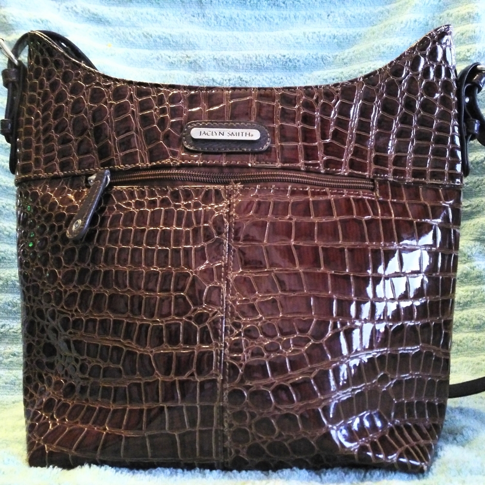 Jaclyn Smith Brown Purse